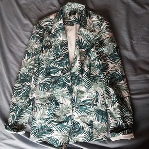 Lucia Palm Blazer Jacket